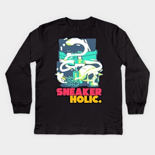 Sneaker Holic Bio Hack Kids Long Sleeve T-Shirt